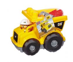 *** MEGA BLOCK - CAMION À BENNE BASCULANTE CAT 7 PIÈCES